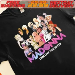 Madonna Portrait Long Live The Queen Shirt