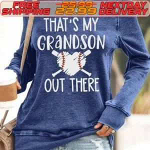 That's My Grandson Out There Baseball Shirt