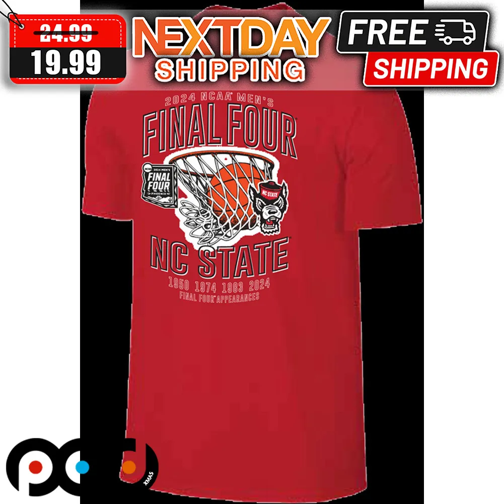 NC State Wolfpack 2024 Men's Basketball Final Four Shirt