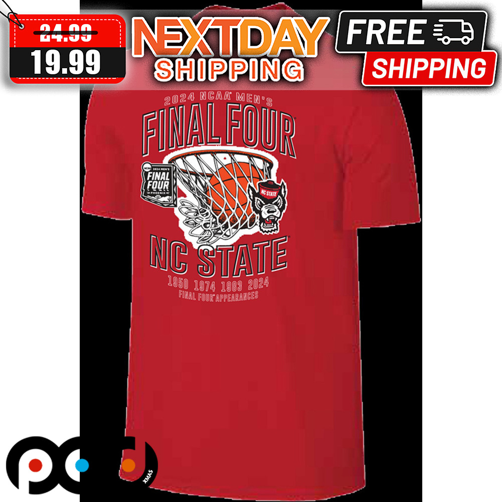 NC State Wolfpack 2024 Men's Basketball Final Four Shirt