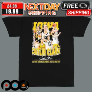 Iowa Hawkeyes Caitlin Clark All-Time Leading Scorer In Big Ten History Shirt