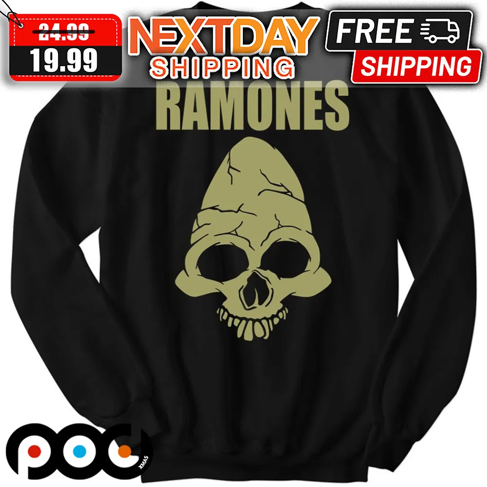 Cm Punk Ramones Skull Shirt