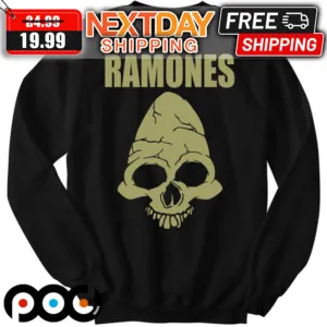 Cm Punk Ramones Skull Shirt