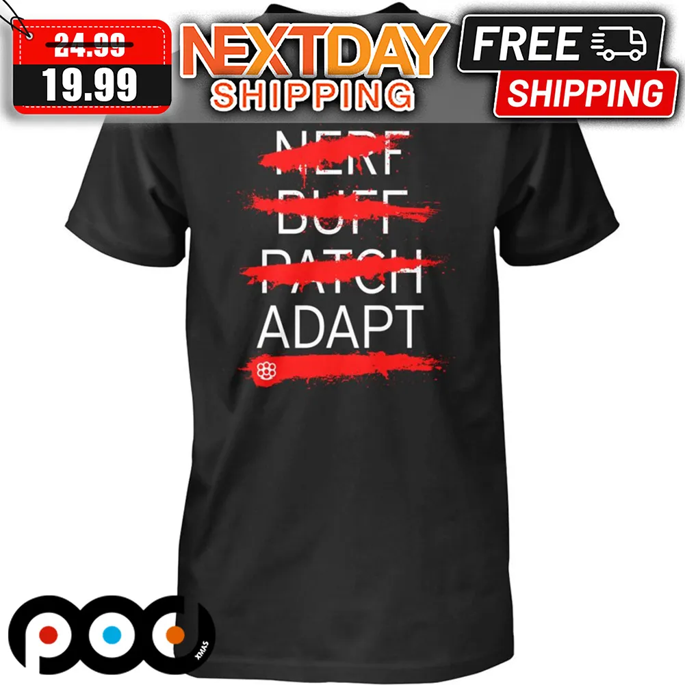 Nerf Buff Patch Adapt Shirt