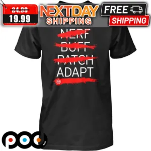 Nerf Buff Patch Adapt Shirt