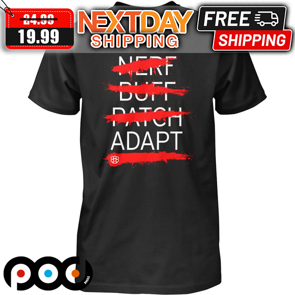 Nerf Buff Patch Adapt Shirt