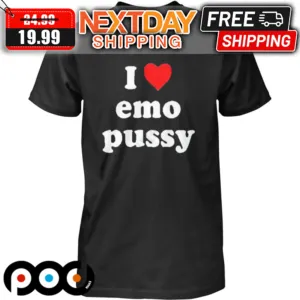 I Love Emo Puss Shirt