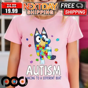 Bluey Autism Dancing To A Different Beat Shirt