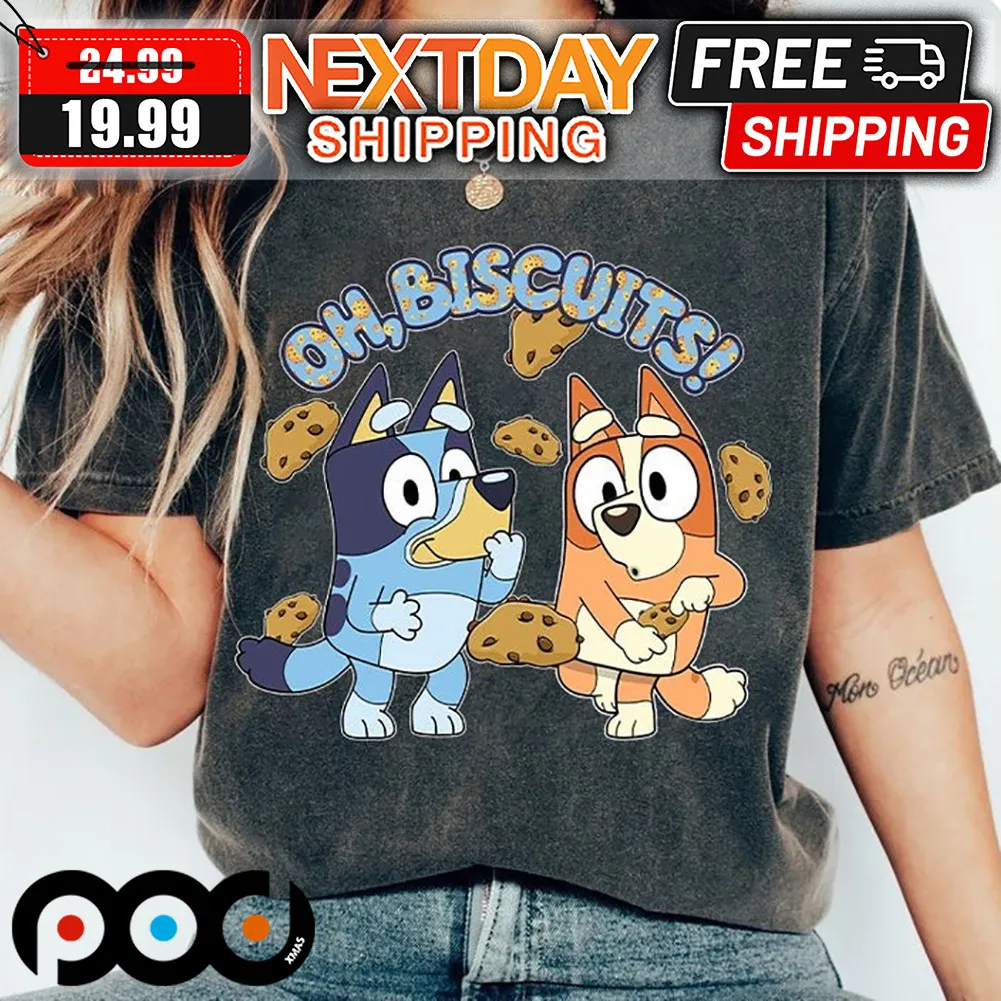 Bluey Bingo Oh Biscuits Shirt