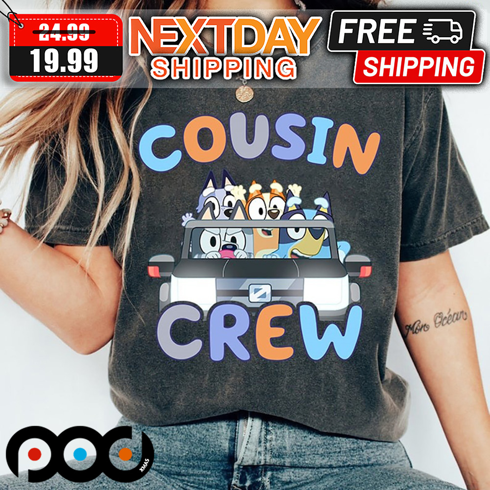 Bluey Cousin Crew Heeler Family Shirt