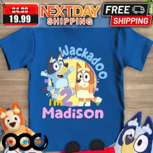 Bluey Wackadoo Birthday Shirt