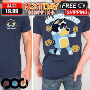 Bluey Bandit Heeler Dance Oh Biscuits Shirt