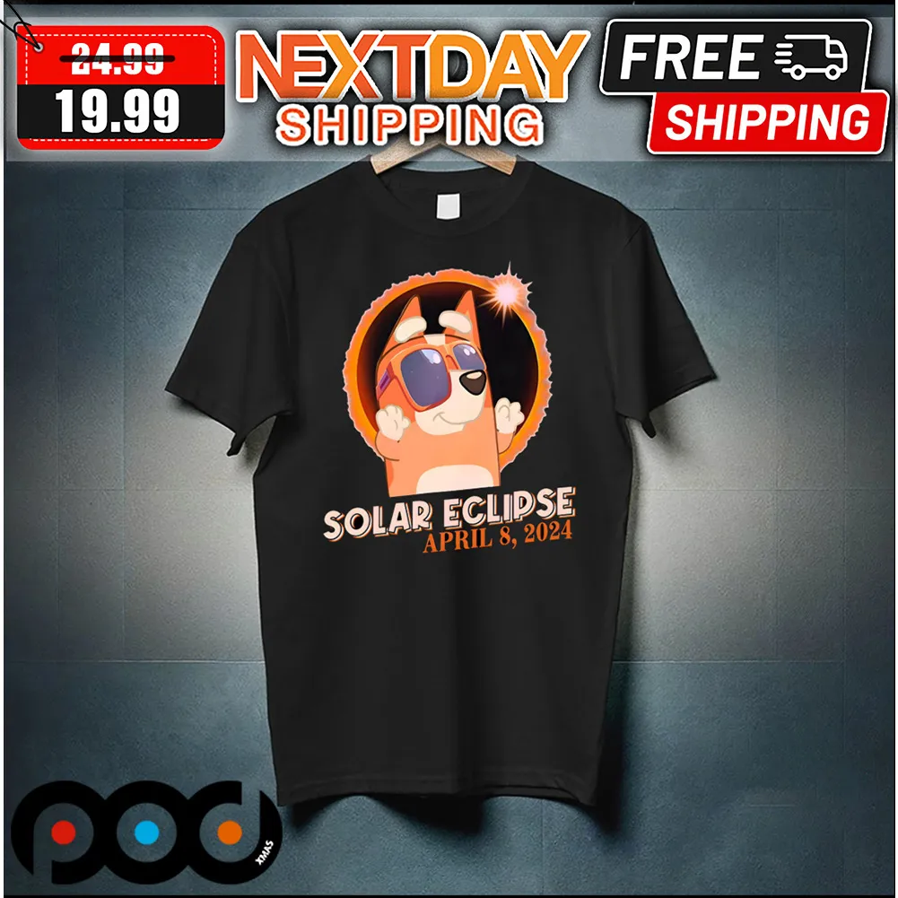 Bluey Bingo Solar Eclipse April 8 2024 Shirt