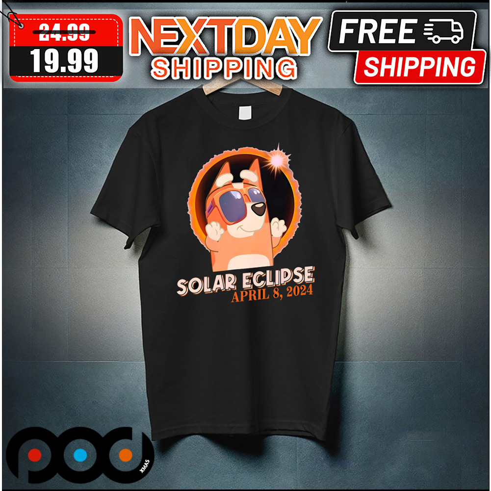 Bluey Bingo Solar Eclipse April 8 2024 Shirt