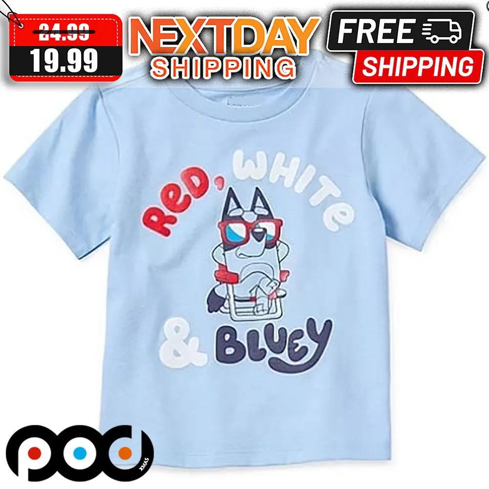 Red White And Bluey Shirt