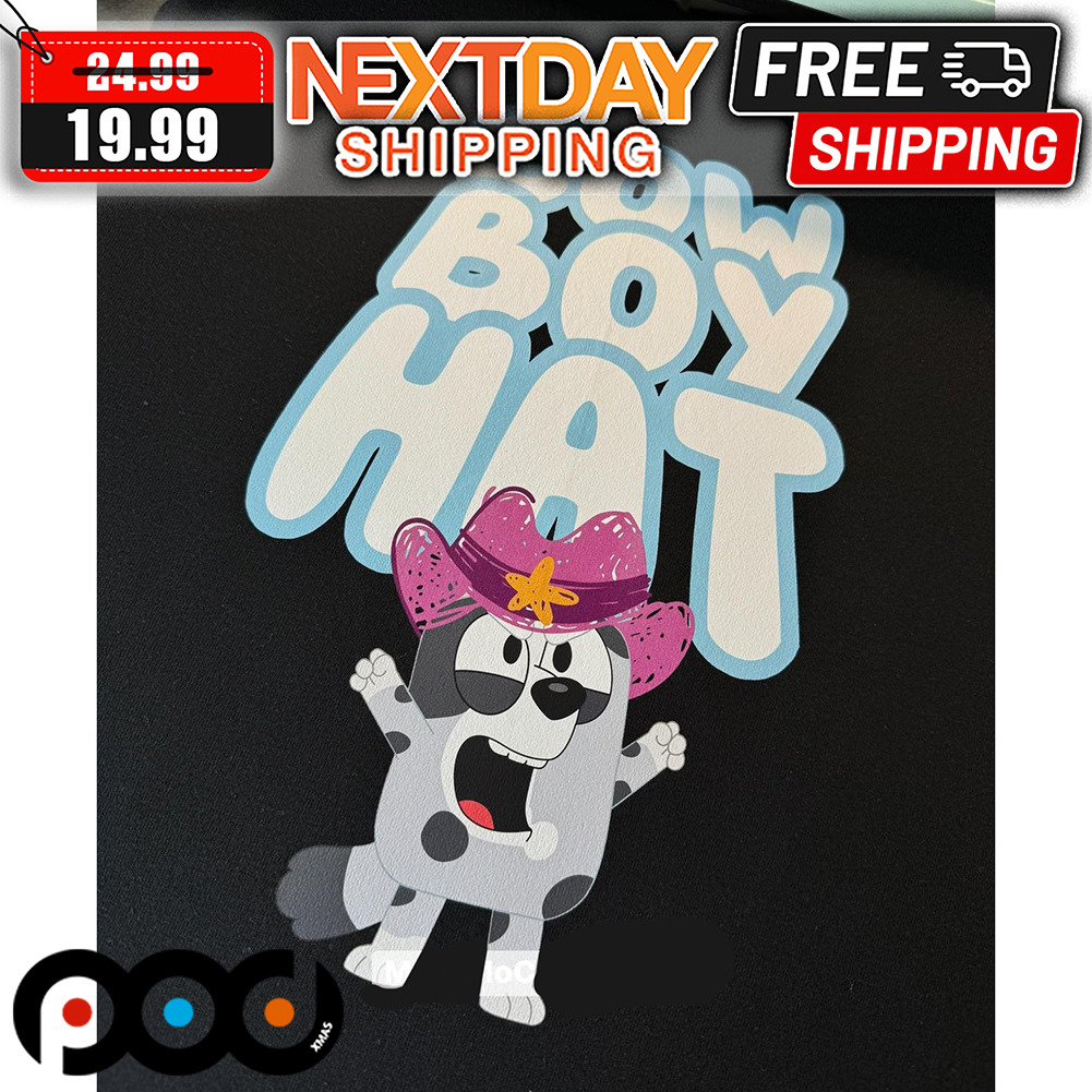 Bluey Cowboy Hat Shirt