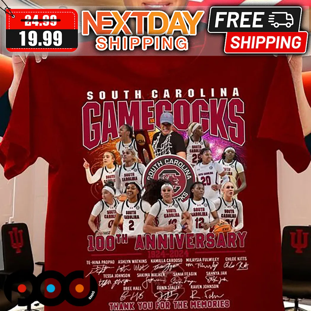 South Carolina Gamecocks 100th Anniversary 1824-2024 Shirt