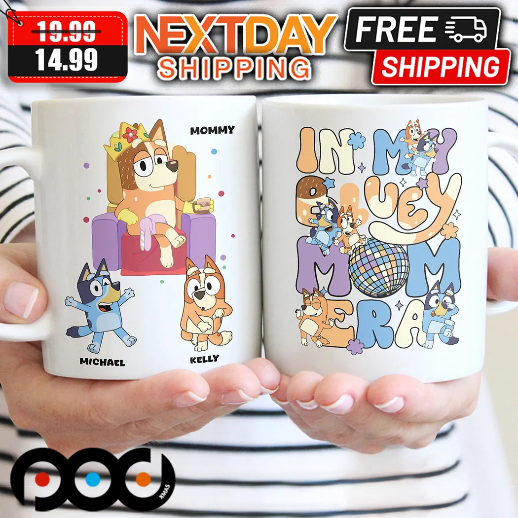 Personalized In My Bluey Mom Era Mothers Day Mug