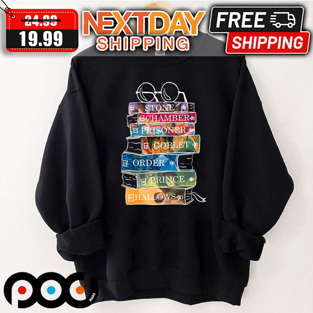 Harry Potter All Series Stone Chamber Prisoner Goblet Order Prince Hallows Shirt