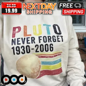 Pluto Never Forget 1930-2006 Shirt