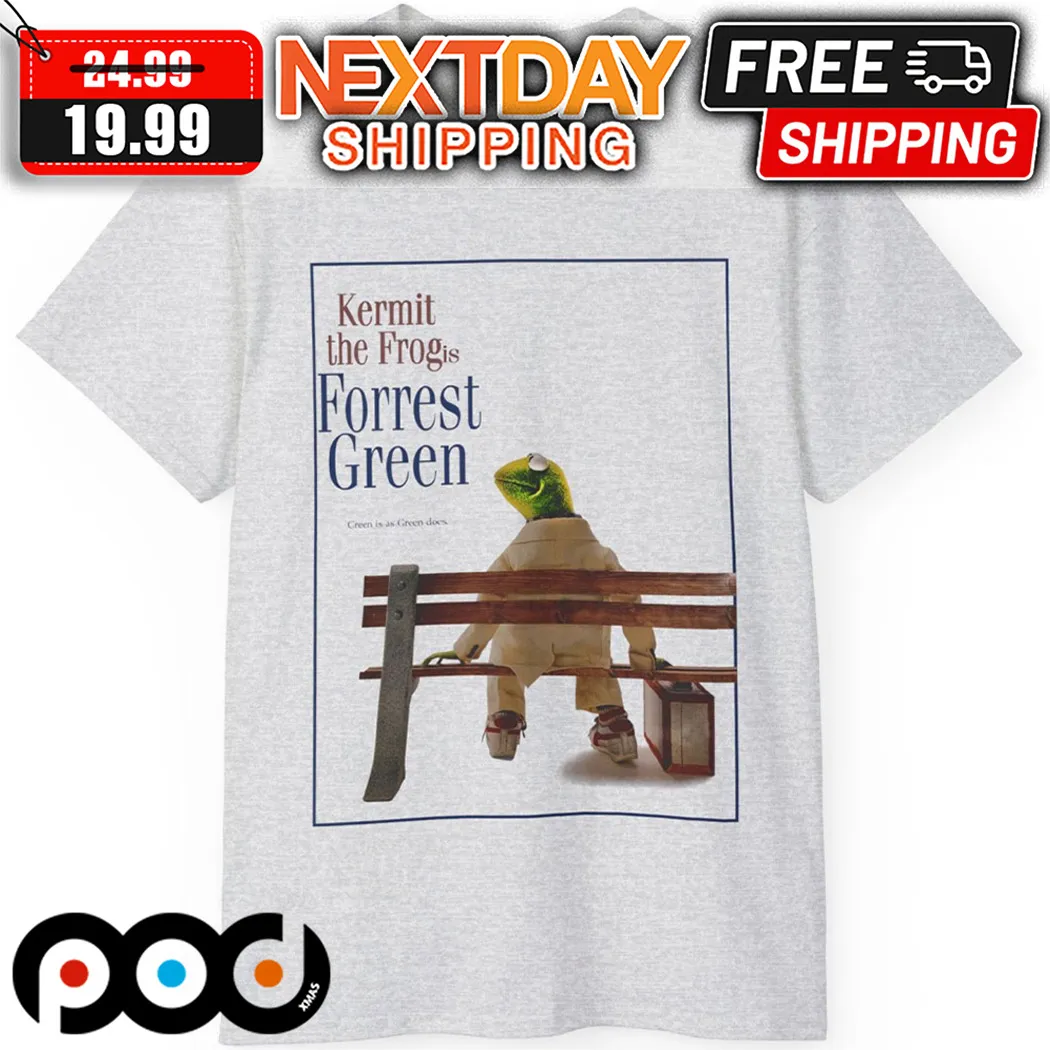 SGA Kermit The Frog Is Forrest Green Shirt