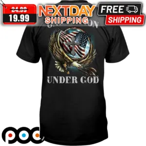 Eagle One Nation Under God American Flag Shirt