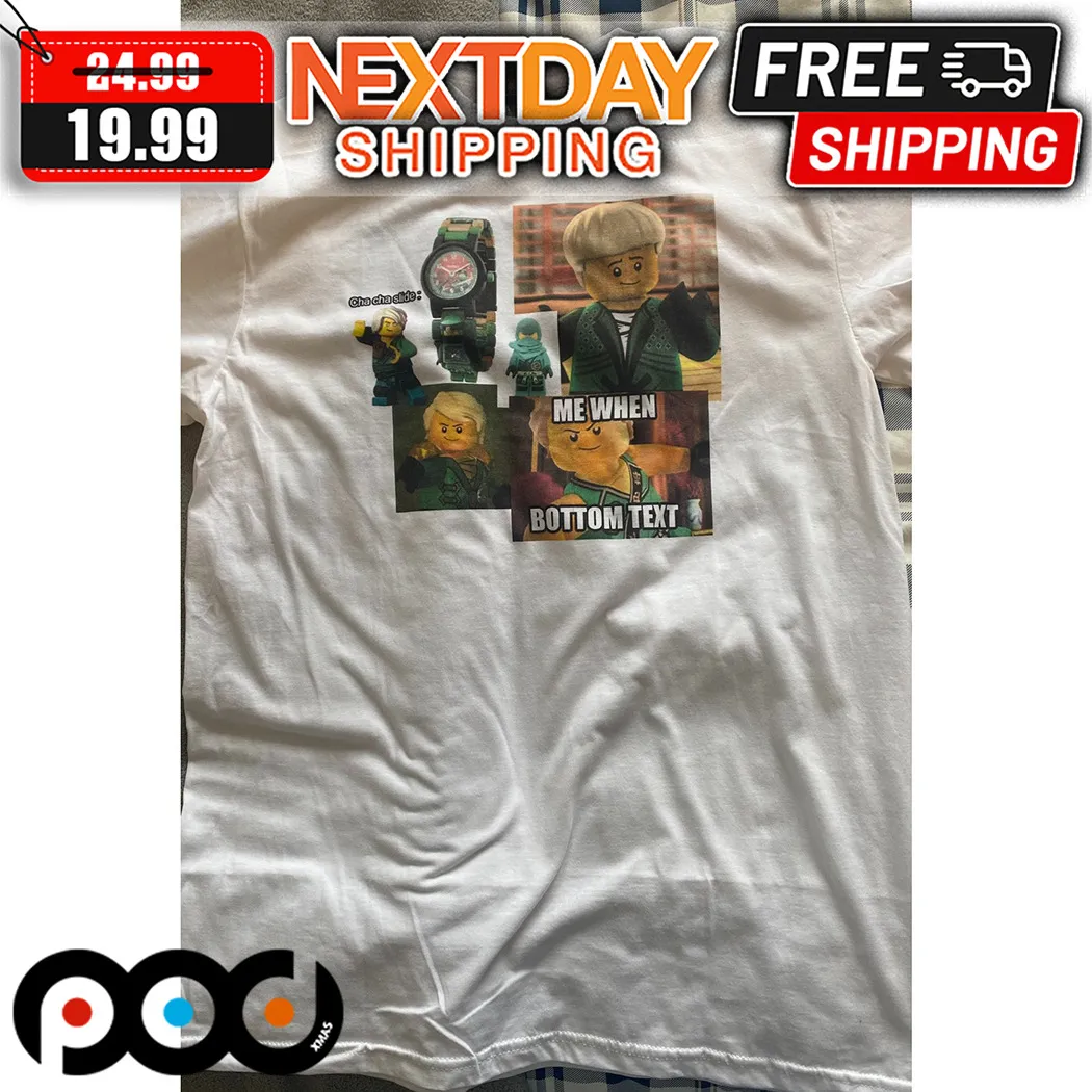 Generic Stud Cha Cha Slide Me When Bottom Text 2024 Shirt