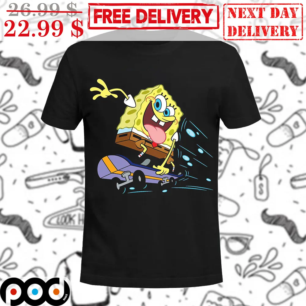 Spongebob Skateboarding Shirt