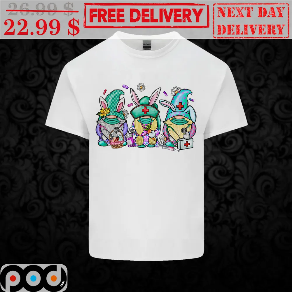 Gnomes Nurse Easter Day Shirt