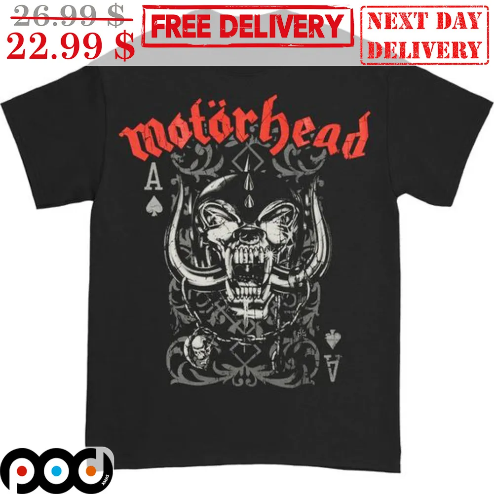 Aces Card Motorhead Shirt