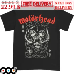 Aces Card Motorhead Shirt
