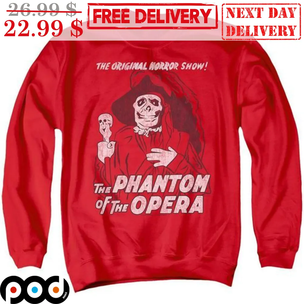 Death The Original Horror Show The Phantom Of The Opera Shirt