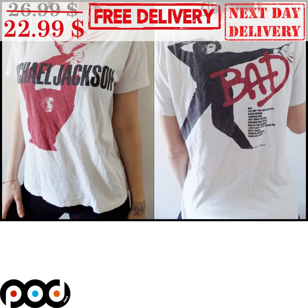 Michael Jackson Bad Albums Vintage Shirt