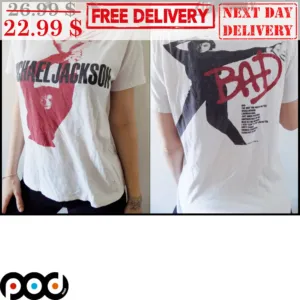Michael Jackson Bad Albums Vintage Shirt