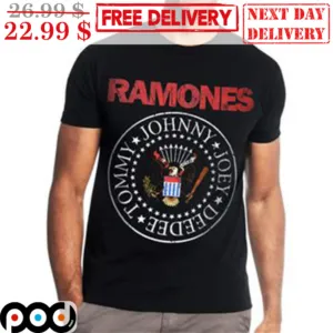 Ramones Johnny Joey Deedee Tommy Vintage Shirt