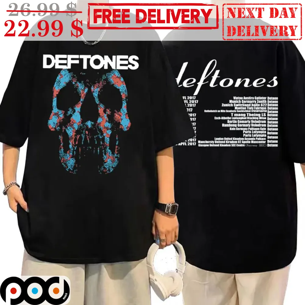 Skull Deftones Adrenaline Albums Vintage Shirt