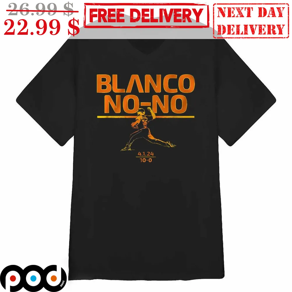 Blanco No No 56 Baseball Vintage Shirt