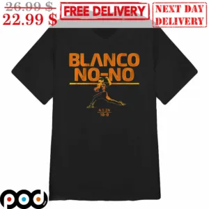 Blanco No No 56 Baseball Vintage Shirt