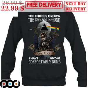 Jack Skellington The Child Is Grown The Dream Is Gone I Have Become Confortably Numb Shirt