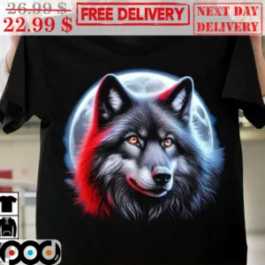 Wolf Moon Graphic Shirt
