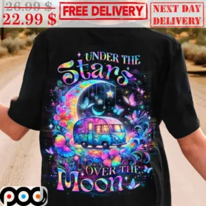 Under The Stars Over The Moon Colorful Shirt