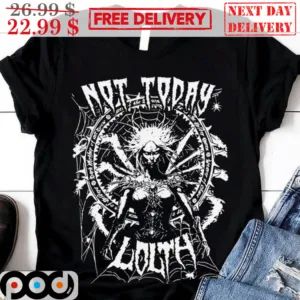 Not Today Lolth Dungeons And Dragons Shirt