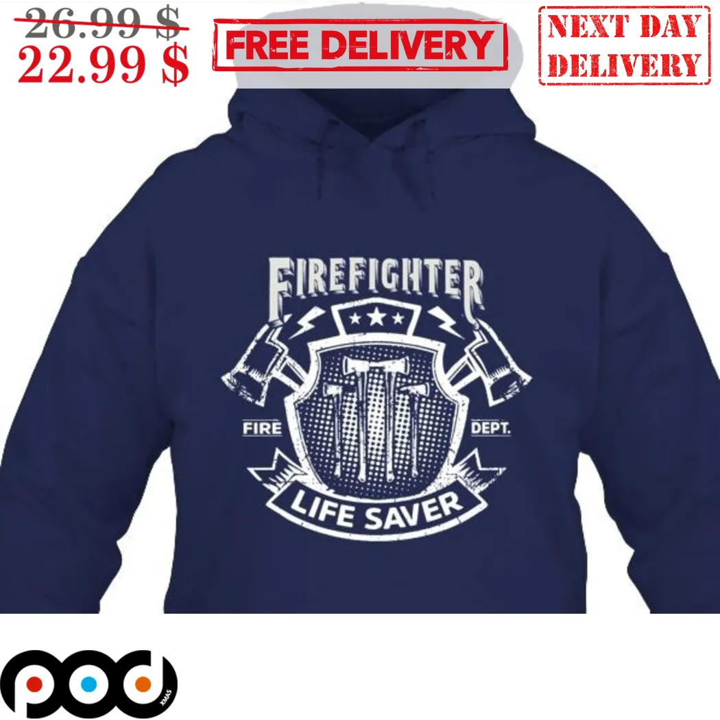 Firefighter Life Saver Vintage Shirt