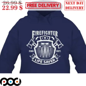 Firefighter Life Saver Vintage Shirt