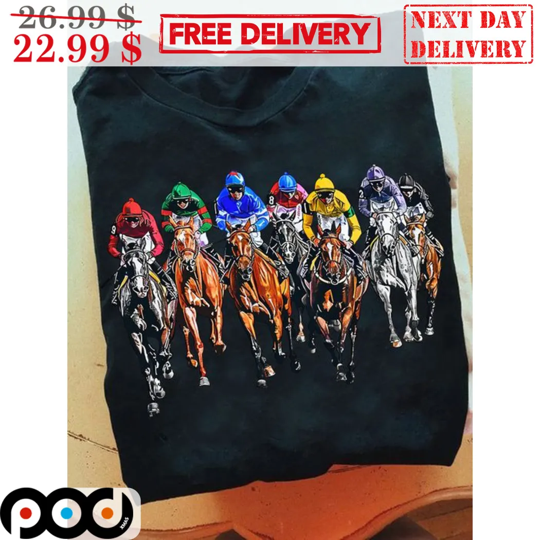 Let's Race Horses Racing Shirt