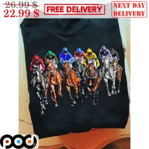 Let's Race Horses Racing Shirt