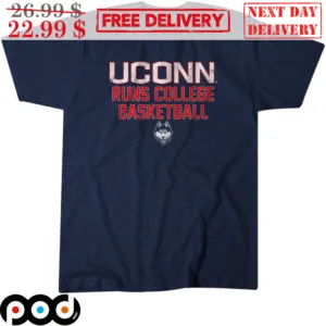 Uconn Huskies Runs College Basketball NCAA Division I Shirt
