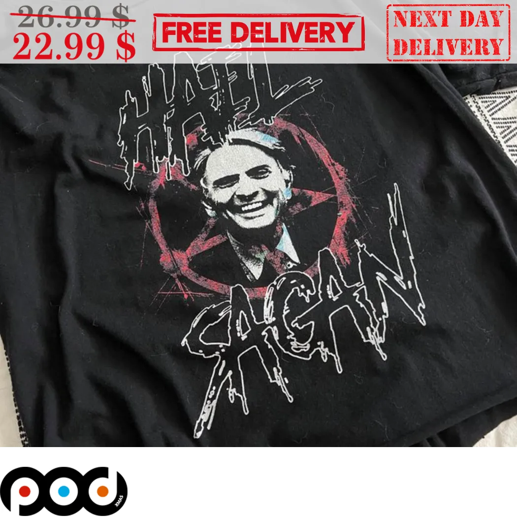 Carl Sagan Hail Sagan Band Shirt