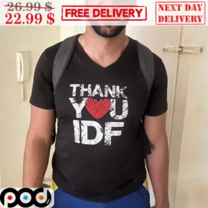 Thank You IDF Vintage Shirt