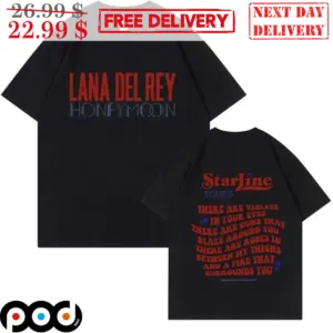 Lana Del Rey Honey Moon Star Line Tour Shirt
